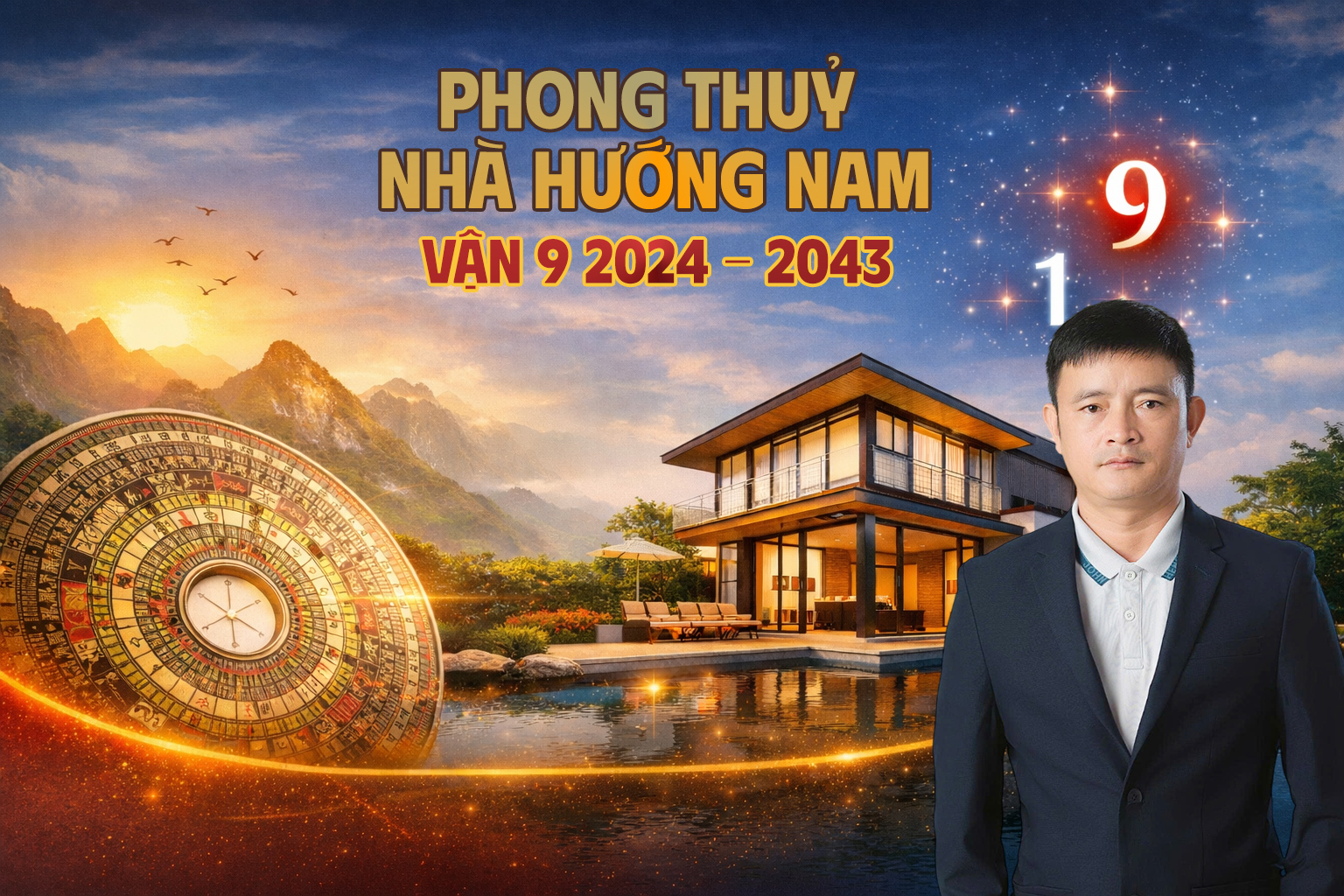 Phong thuỷ nhà hướng Nam vận 9 1 nha-huong-nam-van-9-chi-tiet